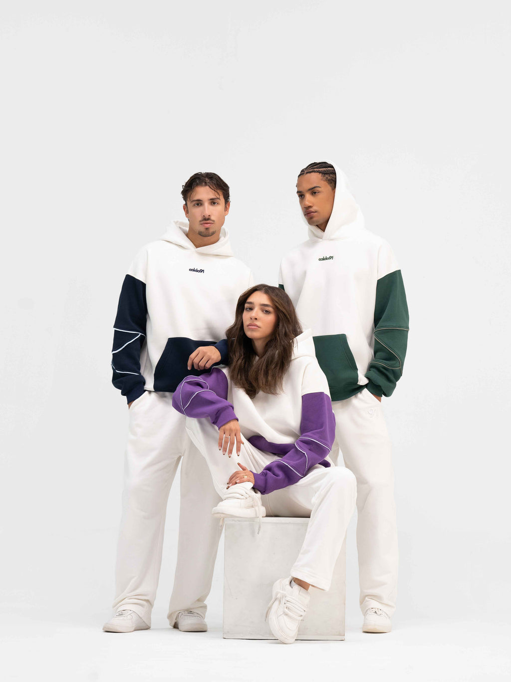 MIXED LINES HOODIES