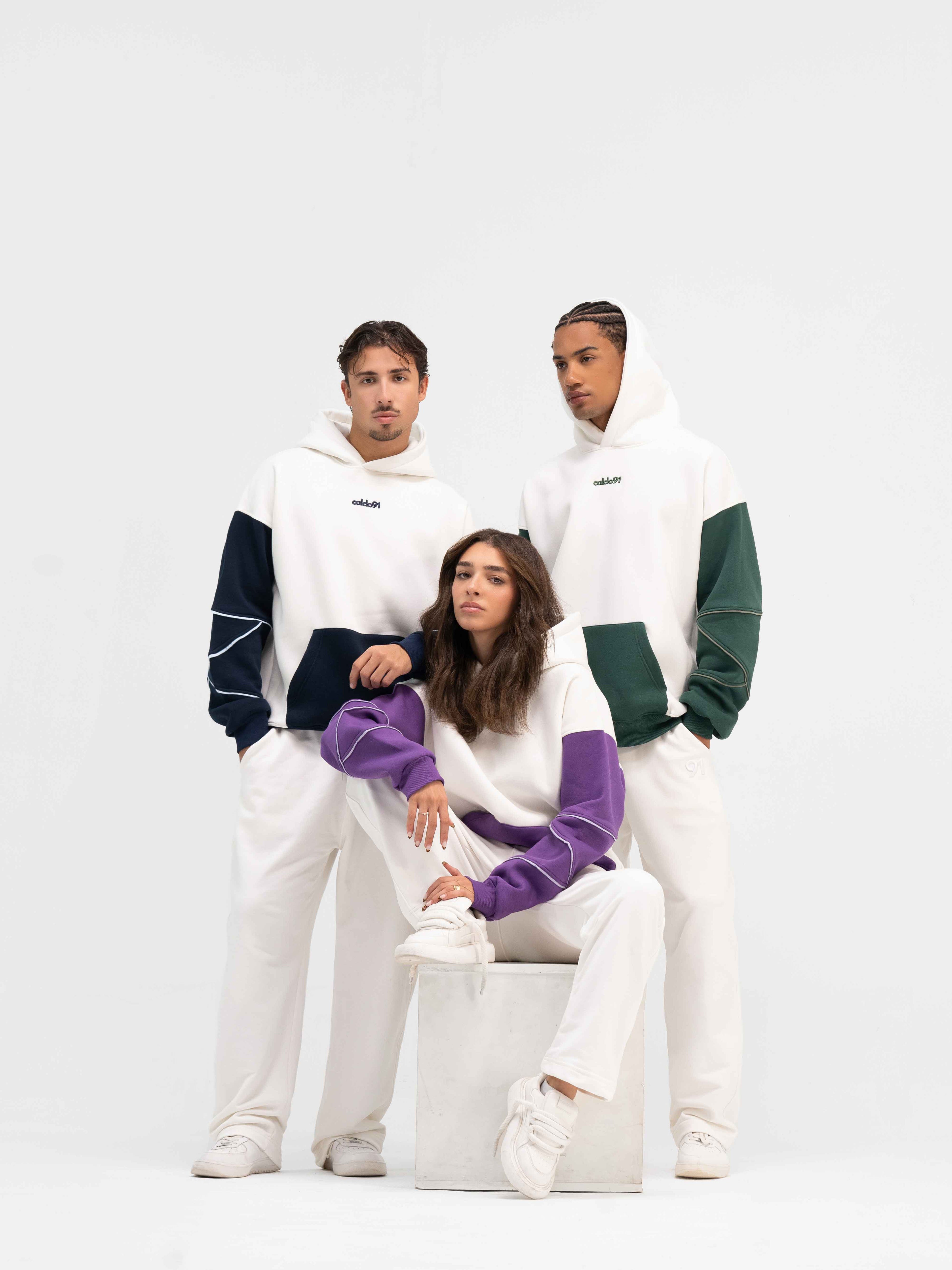 MIXED LINES HOODIES